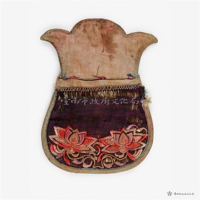 黑底花卉紋錢包藏品圖，第3張