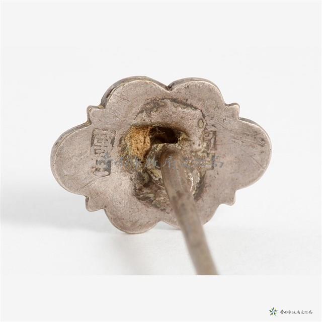 銀雕花髮簪藏品圖，第3張