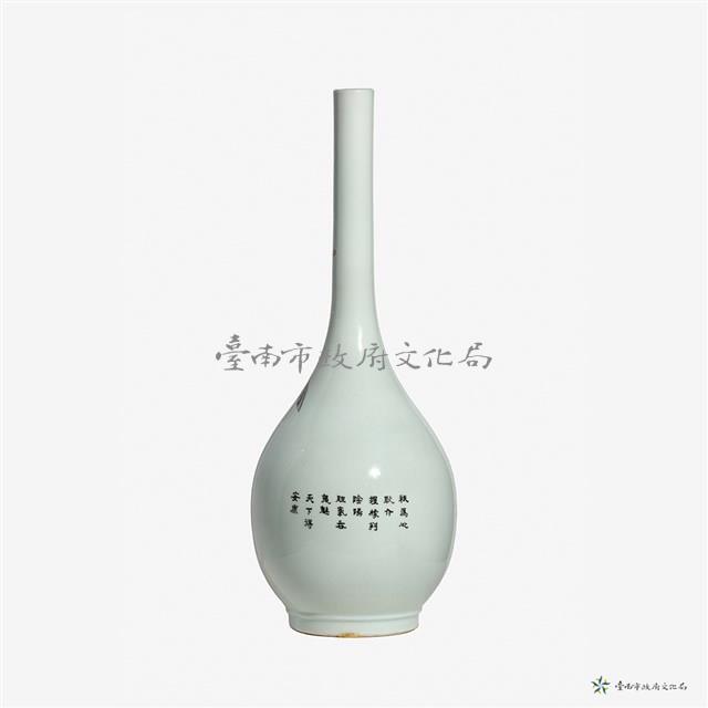 仿清乾隆粉彩鍾馗膽瓶藏品圖，第3張