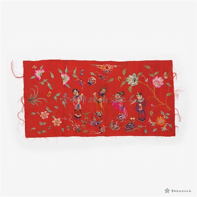 人物花鳥繡片藏品圖，第3張