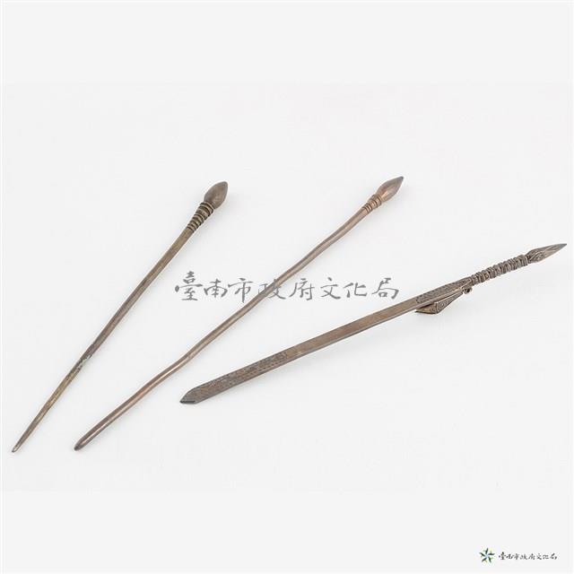 銀髮簪三支藏品圖，第3張