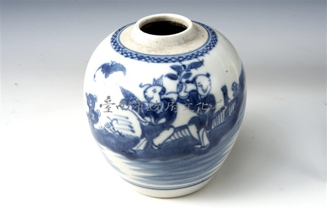 青花藥罐藏品圖，第1張