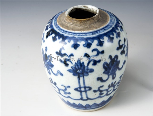 青花藥罐藏品圖，第1張