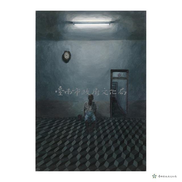 日光燈下的老人-2藏品圖，第1張