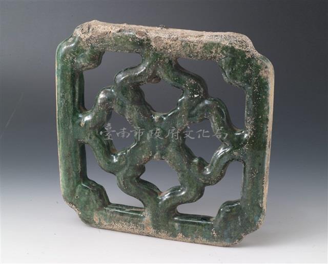 綠釉花磚藏品圖，第1張