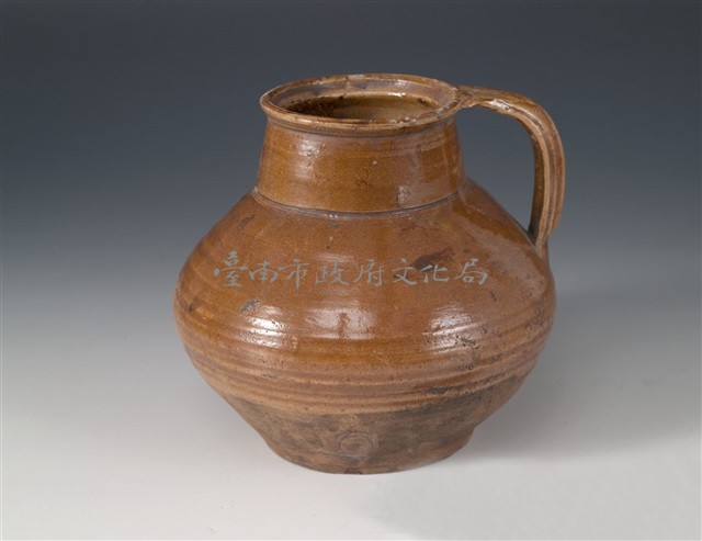 褐釉單把壺藏品圖，第1張