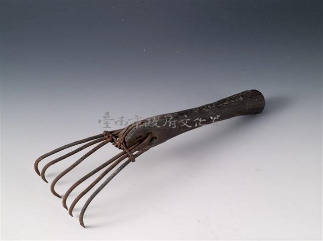 木柄鐵耙藏品圖，第1張