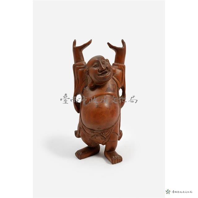 彌勒佛木雕藏品圖，第1張