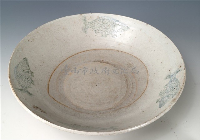 青白瓷盤藏品圖，第1張