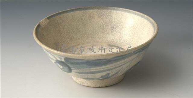 青花簡筆山水紋碗藏品圖，第1張