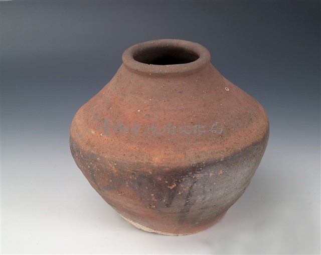 束頸褐釉罐藏品圖，第1張