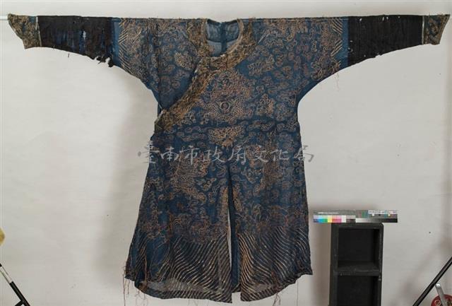 藍色金線蟒服藏品圖，第2張