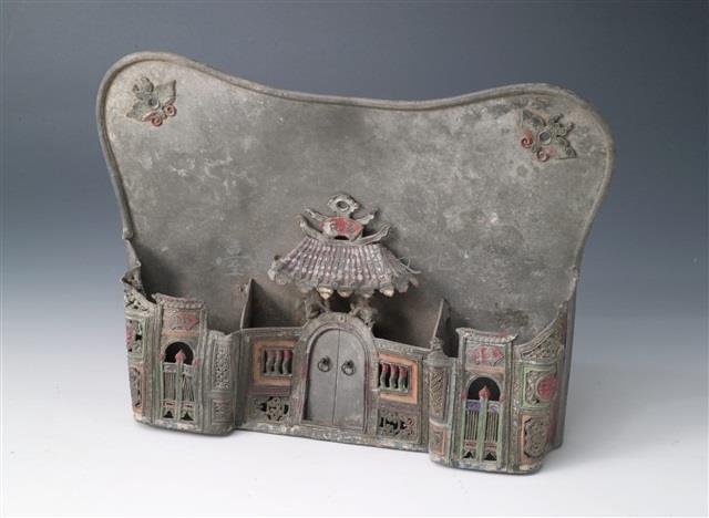 錫製燈芯蕊壁插	 	藏品圖，第1張