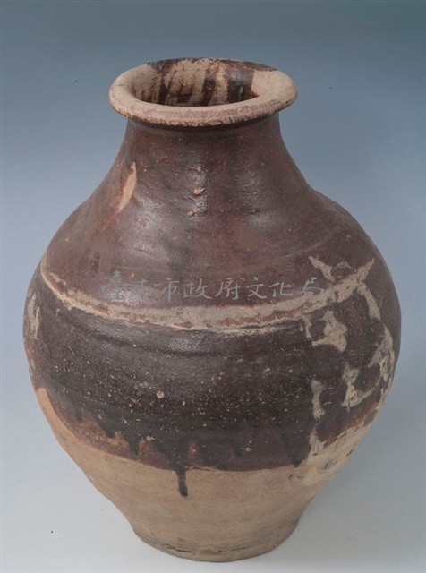 自然釉無耳大罐	 	藏品圖，第1張