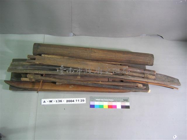 水平背帶織布機（織機零件）藏品圖，第1張