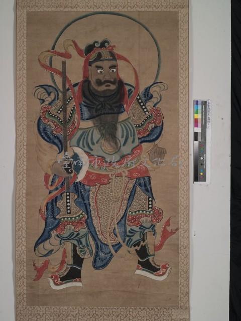 護法伽藍畫像	 	藏品圖，第1張