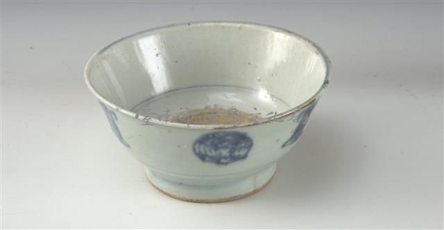 青花印花紋碗	 	藏品圖，第1張