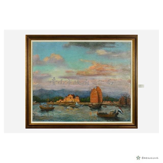 赤崁樓夕照圖藏品圖，第1張