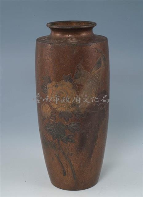 銅花瓶藏品圖，第1張