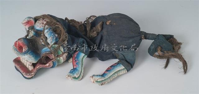 新西園布袋戲偶-舞獅藏品圖，第1張
