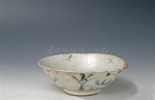 青花花草紋碗藏品圖，第1張