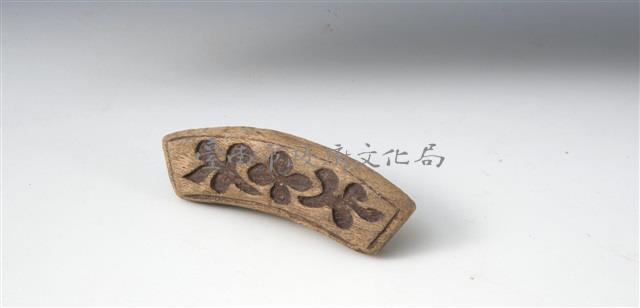 扇面板單面陰雕餅印藏品圖，第1張