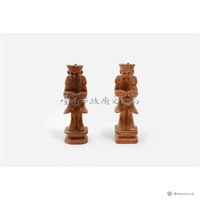 古木雕刻藏品圖，第1張