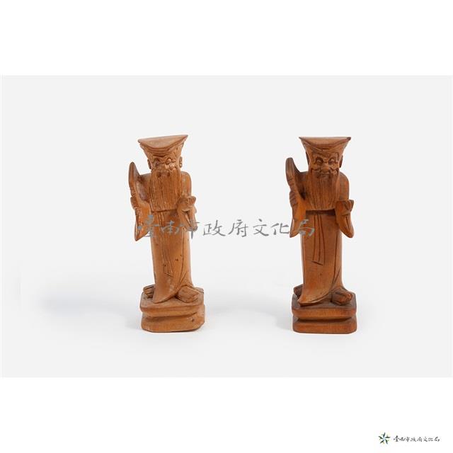 古木雕刻藏品圖，第1張