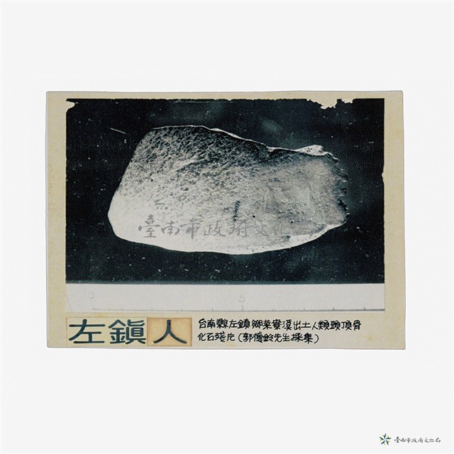 左鎮人頭骨殘片圖藏品圖，第1張