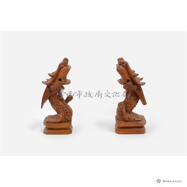 古木雕刻藏品圖，第1張