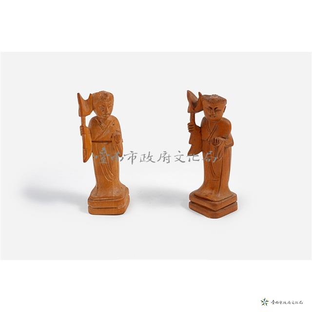古木雕刻藏品圖，第1張