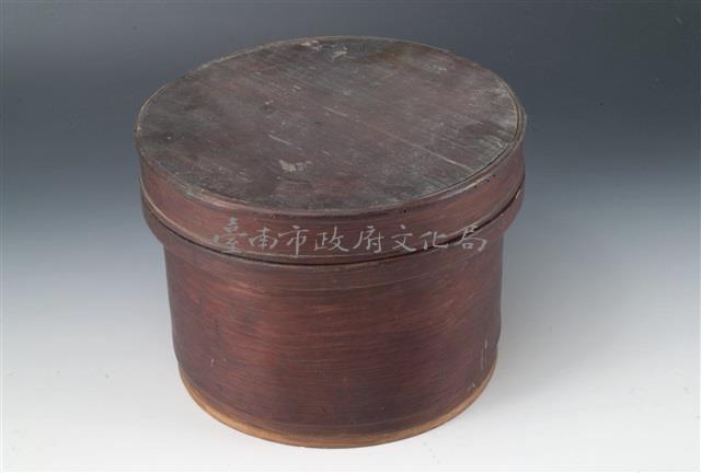竹製圓餅盒藏品圖，第1張
