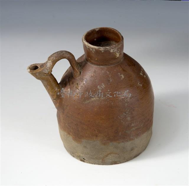 褐釉注壺藏品圖，第1張