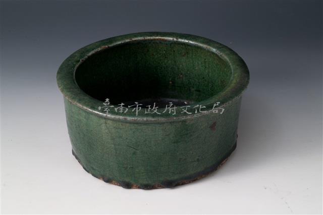 綠釉陶盆藏品圖，第1張