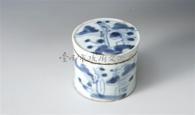 青花鴉片膏罐藏品圖，第1張