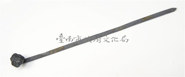銀雲紋髮簪藏品圖，第1張
