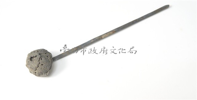銀花草紋髮簪藏品圖，第1張
