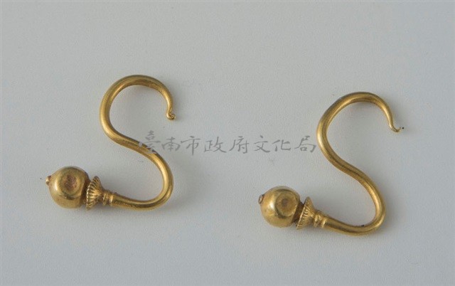 金耳鉤一對藏品圖，第1張