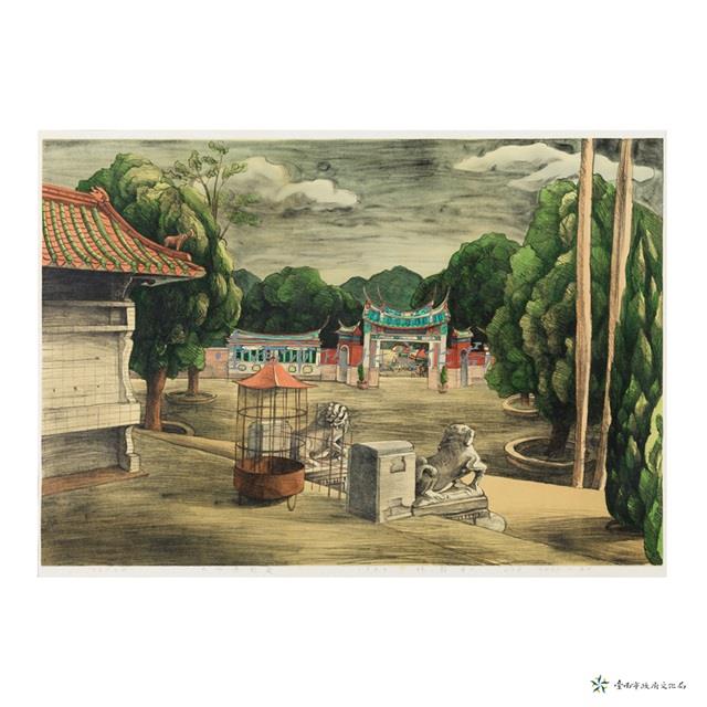 大仙寺前庭藏品圖，第1張