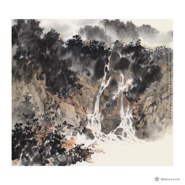 曾文水庫雨後一景藏品圖，第1張