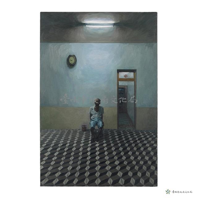 日光燈下的老人藏品圖，第1張