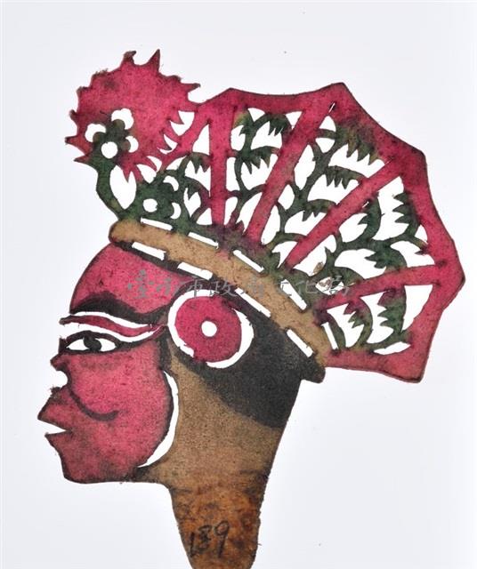 皮影戲偶 頭藏品圖，第1張