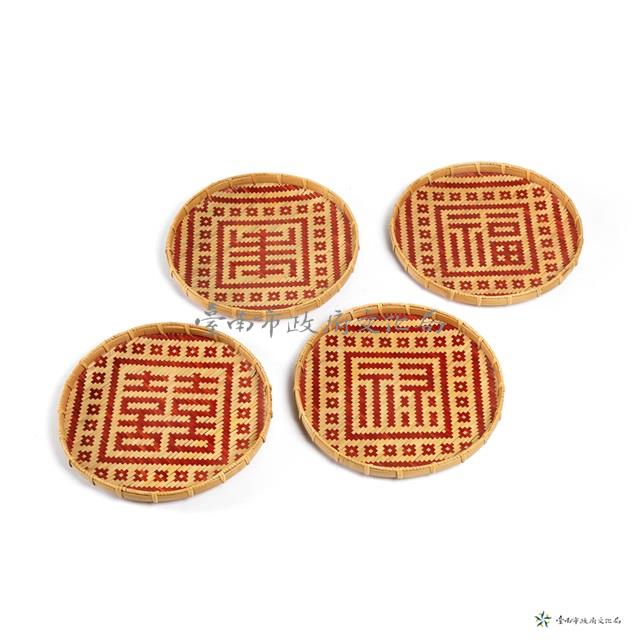 福祿壽喜盤(1組4個)藏品圖，第1張