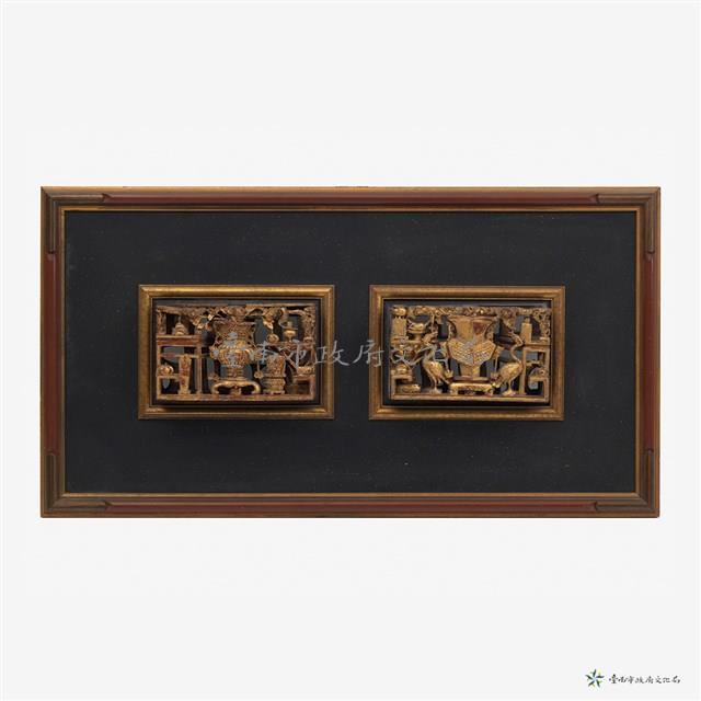 博古花材一對藏品圖，第1張