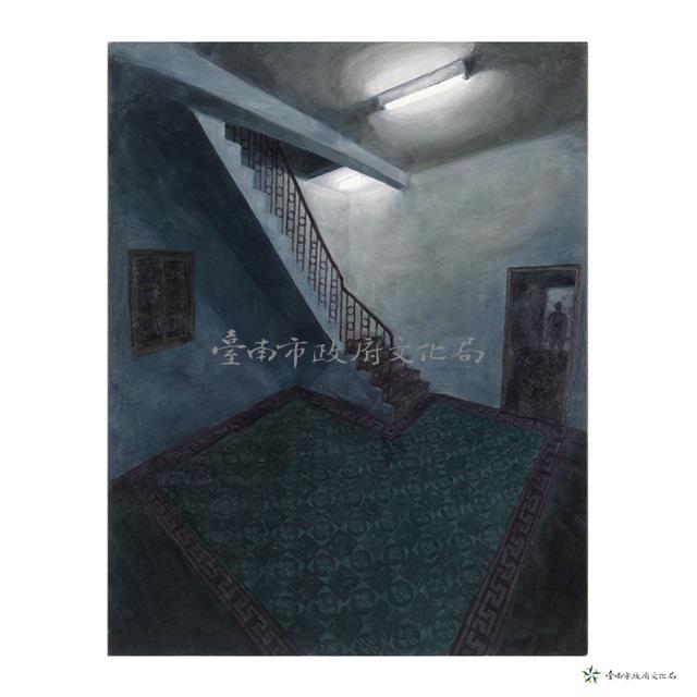 日光燈下的樓梯藏品圖，第1張