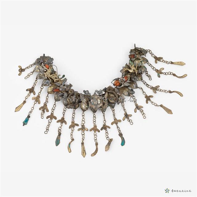 銀鳳凰髮飾藏品圖，第1張