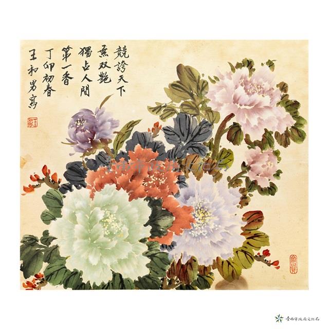 牡丹富貴圖藏品圖，第1張