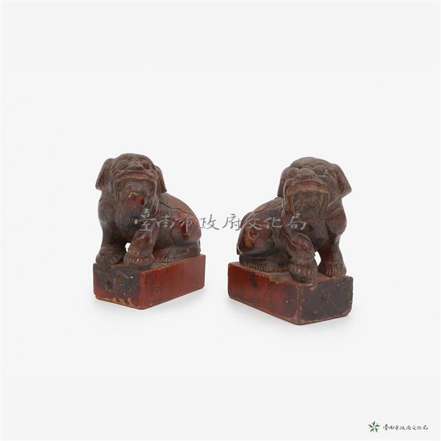 雙獅一對藏品圖，第1張