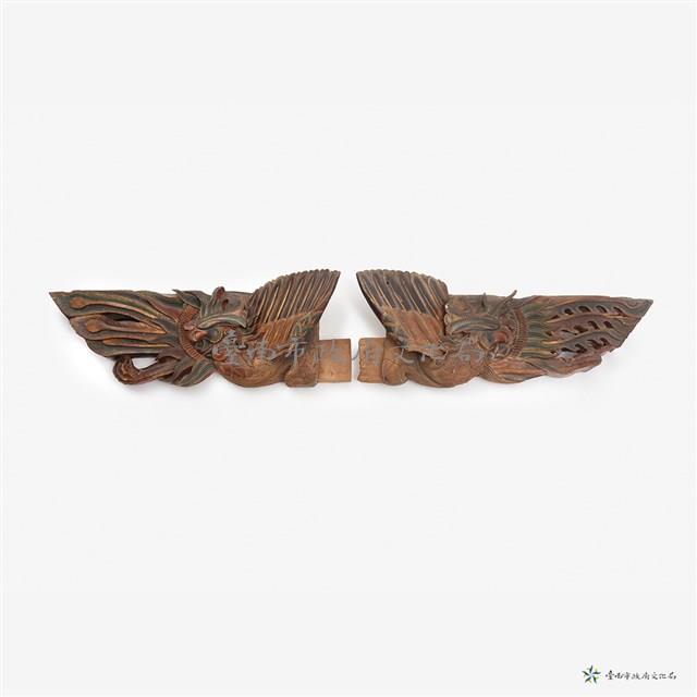 飛鳳花材一對藏品圖，第1張