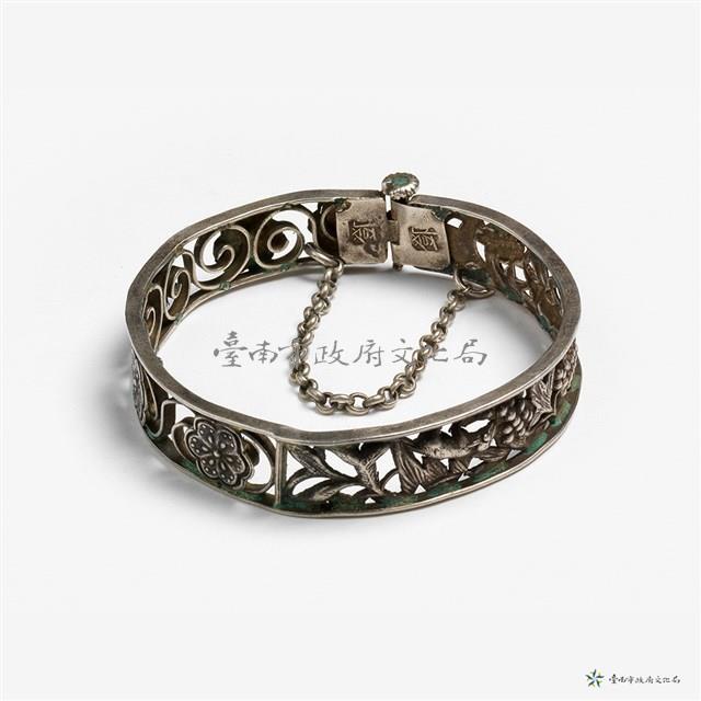 松鼠葡萄銀鐲藏品圖，第1張